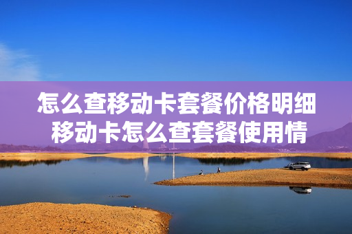 怎么查移动卡套餐价格明细 移动卡怎么查套餐使用情况