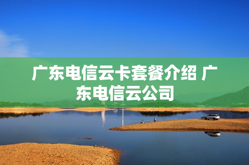 广东电信云卡套餐介绍 广东电信云公司