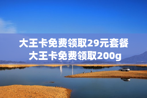 大王卡免费领取29元套餐 大王卡免费领取200g