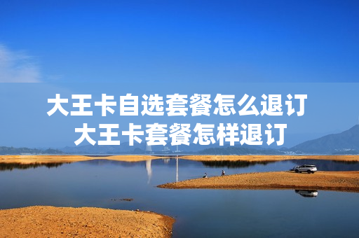 大王卡自选套餐怎么退订 大王卡套餐怎样退订