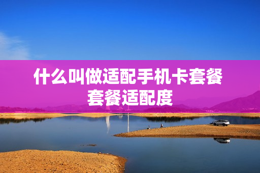 什么叫做适配手机卡套餐 套餐适配度