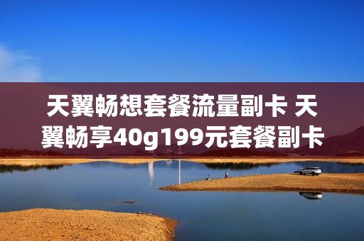 天翼畅想套餐流量副卡 天翼畅享40g199元套餐副卡要月费吗