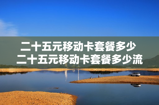 二十五元移动卡套餐多少 二十五元移动卡套餐多少流量