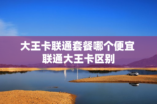 大王卡联通套餐哪个便宜 联通大王卡区别