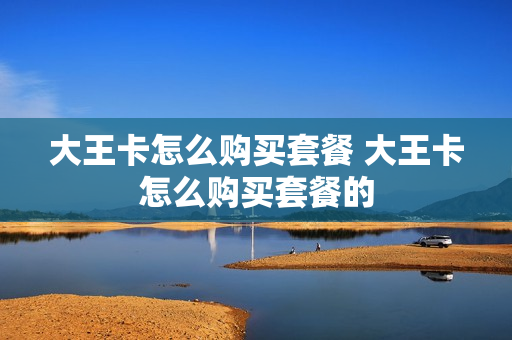 大王卡怎么购买套餐 大王卡怎么购买套餐的