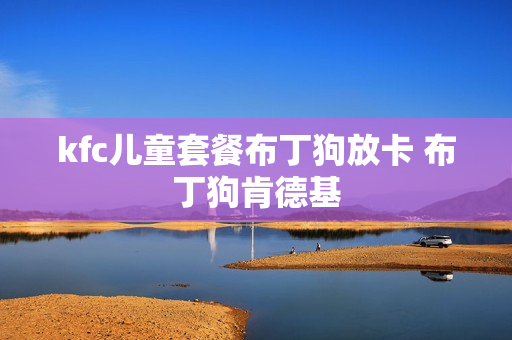kfc儿童套餐布丁狗放卡 布丁狗肯德基