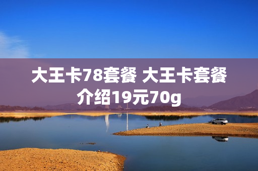 大王卡78套餐 大王卡套餐介绍19元70g