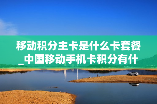 移动积分主卡是什么卡套餐_中国移动手机卡积分有什么用