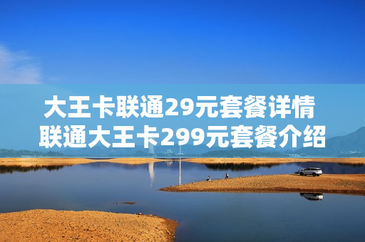 大王卡联通29元套餐详情 联通大王卡299元套餐介绍