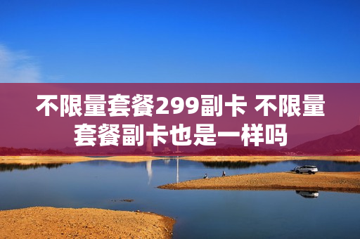 不限量套餐299副卡 不限量套餐副卡也是一样吗