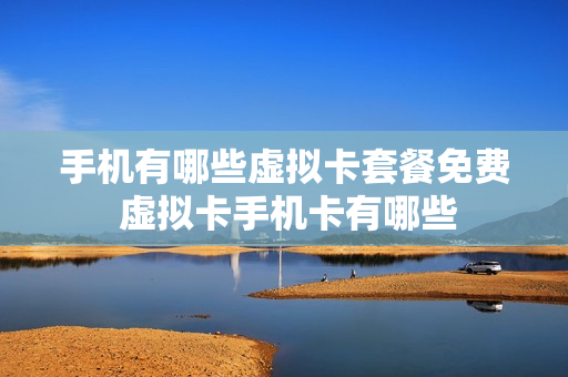 手机有哪些虚拟卡套餐免费 虚拟卡手机卡有哪些