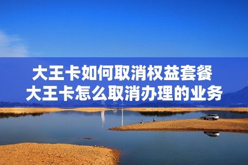 大王卡如何取消权益套餐 大王卡怎么取消办理的业务套餐