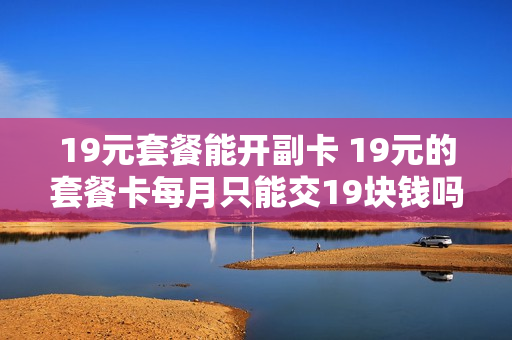 19元套餐能开副卡 19元的套餐卡每月只能交19块钱吗?