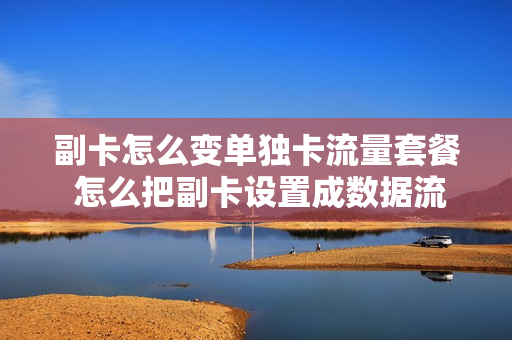 副卡怎么变单独卡流量套餐 怎么把副卡设置成数据流量