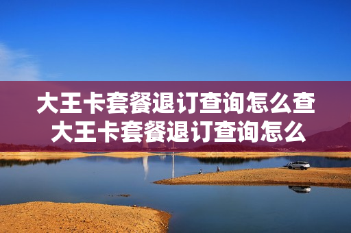 大王卡套餐退订查询怎么查 大王卡套餐退订查询怎么查询