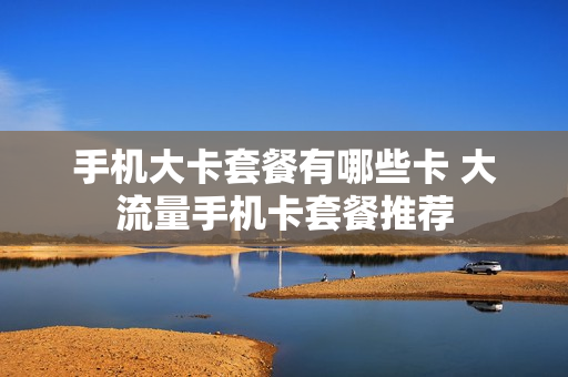 手机大卡套餐有哪些卡 大流量手机卡套餐推荐
