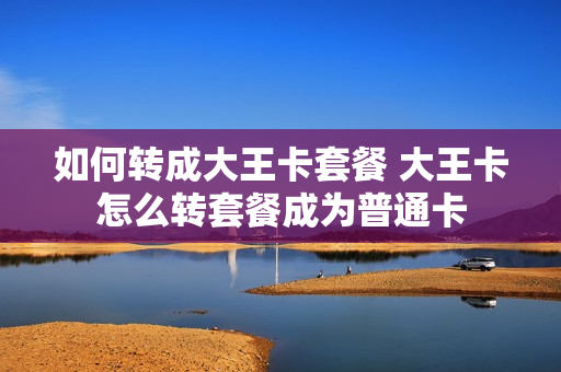 如何转成大王卡套餐 大王卡怎么转套餐成为普通卡