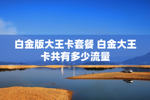 白金版大王卡套餐 白金大王卡共有多少流量