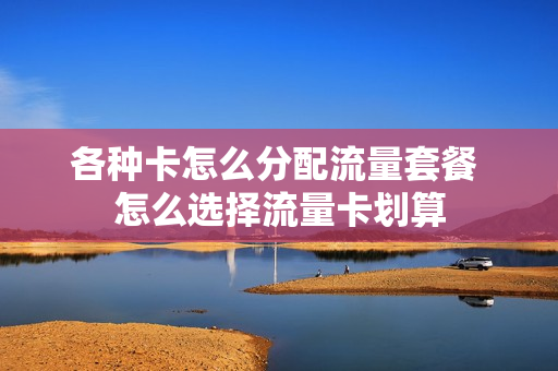各种卡怎么分配流量套餐 怎么选择流量卡划算