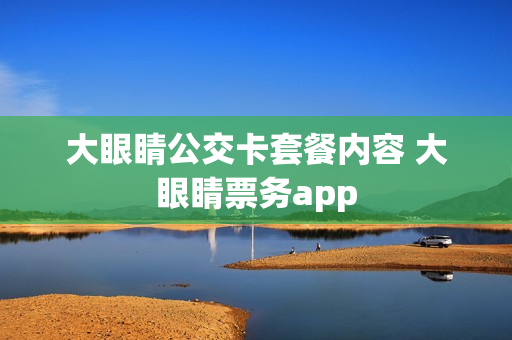 大眼睛公交卡套餐内容 大眼睛票务app