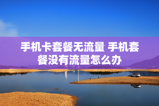 手机卡套餐无流量 手机套餐没有流量怎么办