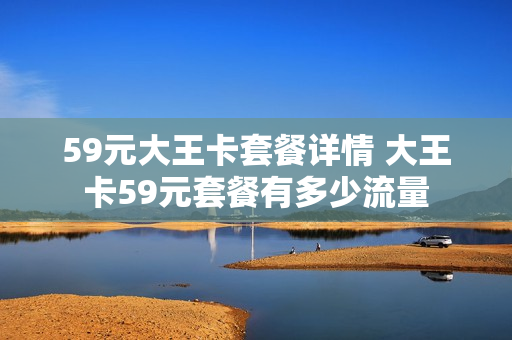 59元大王卡套餐详情 大王卡59元套餐有多少流量