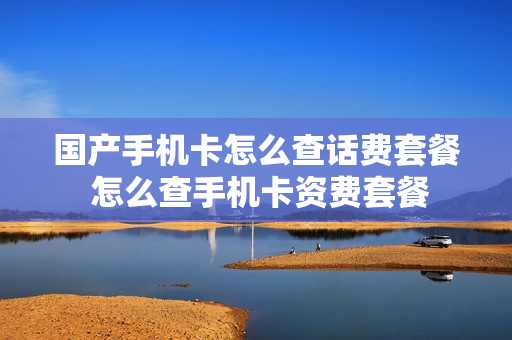 国产手机卡怎么查话费套餐 怎么查手机卡资费套餐