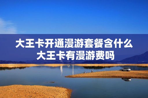 大王卡开通漫游套餐含什么 大王卡有漫游费吗