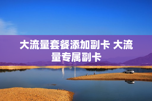 大流量套餐添加副卡 大流量专属副卡