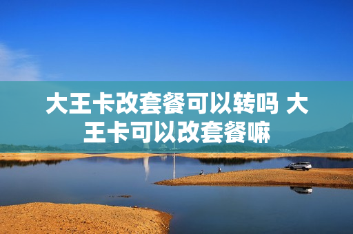大王卡改套餐可以转吗 大王卡可以改套餐嘛