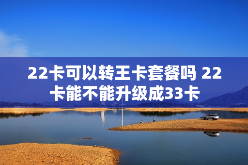 22卡可以转王卡套餐吗 22卡能不能升级成33卡