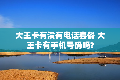 大王卡有没有电话套餐 大王卡有手机号码吗?