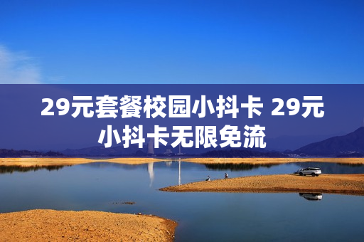 29元套餐校园小抖卡 29元小抖卡无限免流