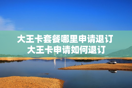 大王卡套餐哪里申请退订 大王卡申请如何退订