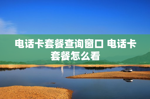 电话卡套餐查询窗口 电话卡套餐怎么看