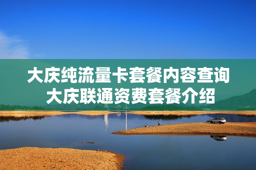大庆纯流量卡套餐内容查询 大庆联通资费套餐介绍