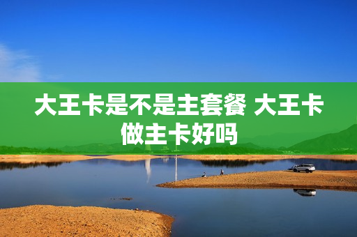大王卡是不是主套餐 大王卡做主卡好吗