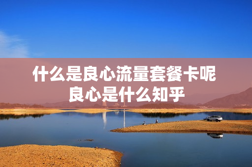 什么是良心流量套餐卡呢 良心是什么知乎