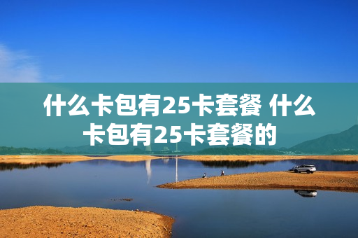 什么卡包有25卡套餐 什么卡包有25卡套餐的