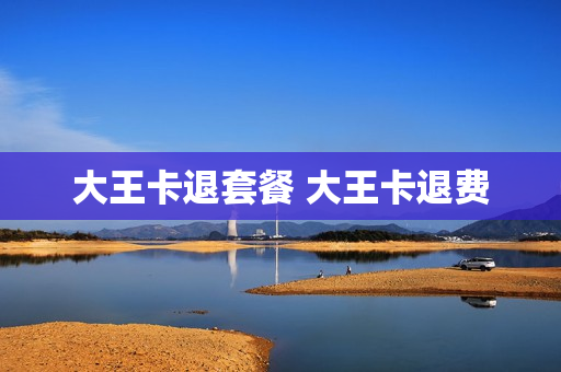 大王卡退套餐 大王卡退费