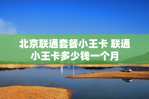 北京联通套餐小王卡 联通小王卡多少钱一个月