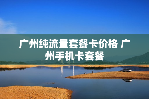 广州纯流量套餐卡价格 广州手机卡套餐