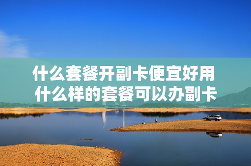 什么套餐开副卡便宜好用 什么样的套餐可以办副卡