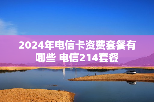 2024年电信卡资费套餐有哪些 电信214套餐