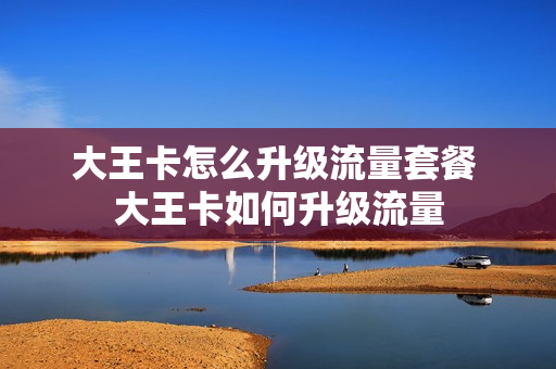 大王卡怎么升级流量套餐 大王卡如何升级流量