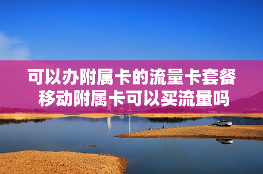 可以办附属卡的流量卡套餐 移动附属卡可以买流量吗