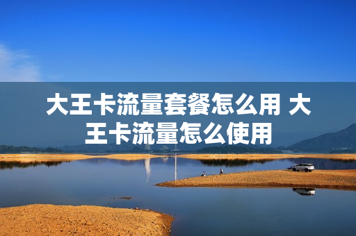 大王卡流量套餐怎么用 大王卡流量怎么使用