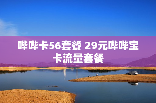 哔哔卡56套餐 29元哔哔宝卡流量套餐