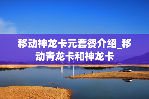 移动神龙卡元套餐介绍_移动青龙卡和神龙卡