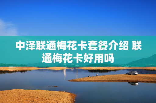 中泽联通梅花卡套餐介绍 联通梅花卡好用吗
